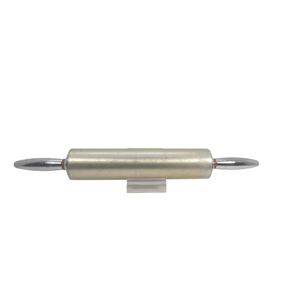 Vintage Gold and Silver Metal Rolling Pin Heavy‎ Duty Professional Baker Tool